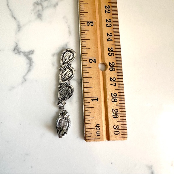 2/$30🌵 Teardrop Turquoise Stone Earrings Silver Southwestern Jewelry NEW Boho - Picture 5 of 10